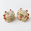 Kubagasaya Kubagasaya Figurine Okinawa Souvenir Mini Entrance Swaying Lion Statue