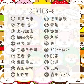 LamPlanning 【Series-8】Traveling Mameshiba Keychain Mascot Ball Chain Back Charm Cute Fluffy Dog Shiba Inu Mameshiba Healing, Braun