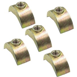 M6 Half Moon Nuts Mini Luna Crescent Threaded Washer For Furniture Bunk Bed Cots (8)