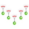 300/600pcs Fishing Bobber Stopper,6 in 1 Float Sinker Line Stops,3