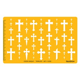 Liquidraw Jewellery Design Templates Stencil, Jewellery Making Template Stencils - Crosses