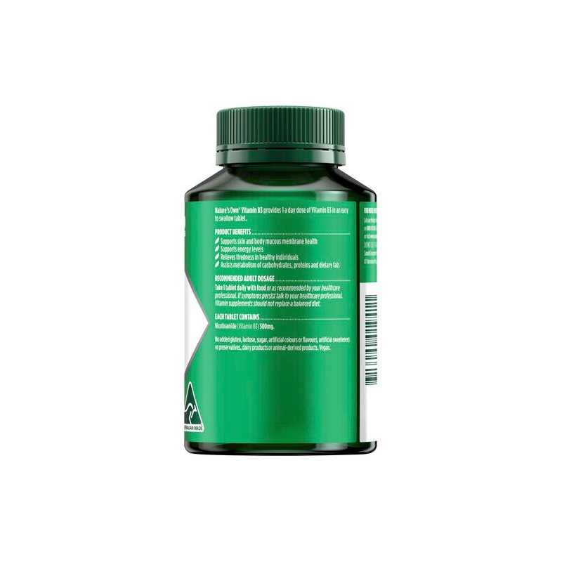 Nature's Own Nature’s Own Vitamin B3 500mg 120 Tablets