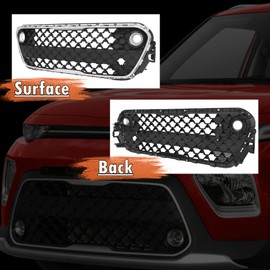 MOFANS Front Lower Bumper Mesh Grille Fit for Kia Soul 2020 2021 2022 Replace for 86530K0000 KI1036151