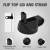 Replacement Flip Top Lid and Straw for Shop4Ever Insulated Stainless