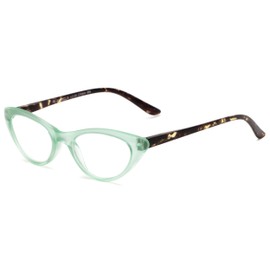 Cat Eye Reading Glasses in Green/Tortoise by Readers.com | The Stella | +1.25