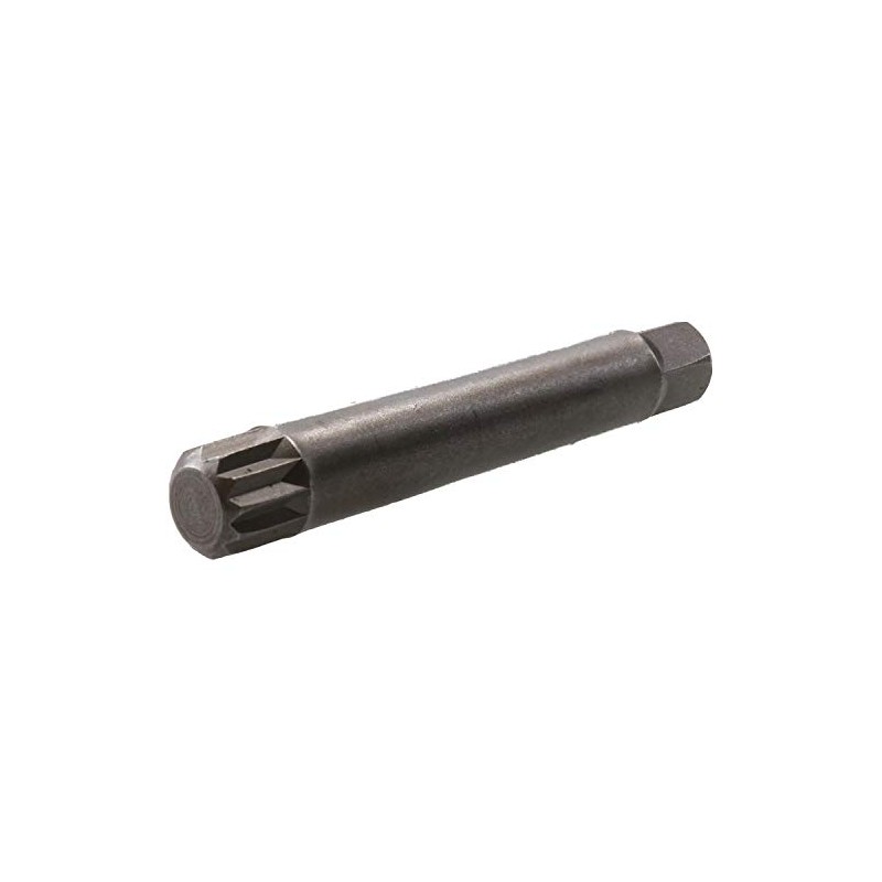 12mm Spline Bit 75mm Length 10mm Shank Chrome Vanadium Hardened