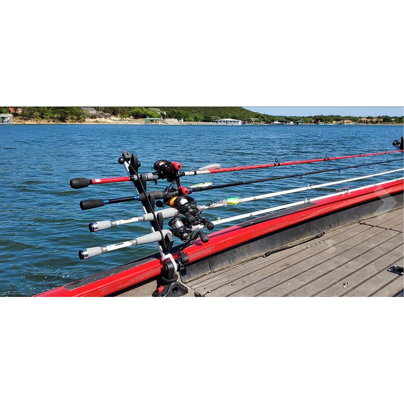 Brocraft Crappie Rod Holder/Transport Rack/Boat Rod Storage System