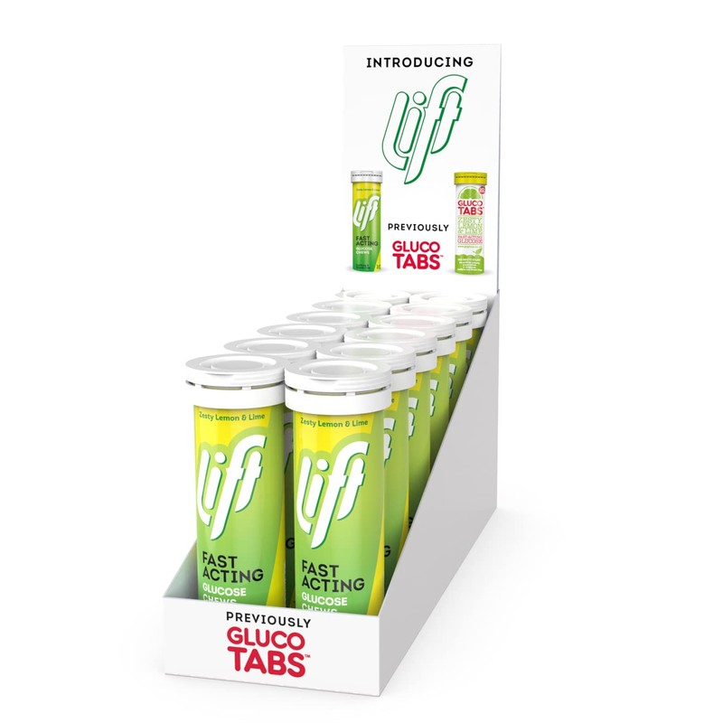 Lift | Fast-Acting Glucose Chewable Energy Tablets | Lemon &