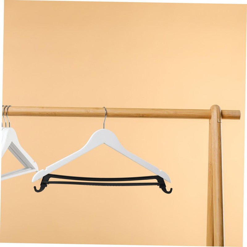 BUGUUYO 10pcs Clothes Hanger Cross Bars Non Slip Hanging Pant