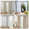 KAMANINA Curtain Rods for Windows 48 to 84 Inch, Black