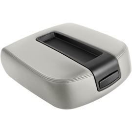 Blshwez Center Console Lid Replacement - Premium Center Console Lid Armrest Cover Compatible with 2007-2013 Chevy Silverado, Tahoe, Suburban, Avalanche, GMC Sierra, Yukon XL, Replaces# 15217111 (Gray)