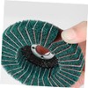 VILLFUL 5pcs Green Polishing Grinding Wheel for Quick Cleaning and