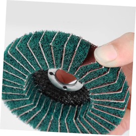 VILLFUL 5pcs Green Polishing Grinding Wheel for Quick Cleaning and Smoothing Scouring Pads for for Removal and Finishing Tasks