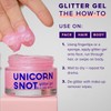 Unicorn Snot Glitter gel for body and face - pink