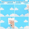 Blue Party Table Cloth Plastic Table Cover 274 x 137