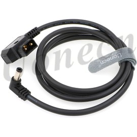Uonecn 1M Right Angle DC to Dtap Power Cable 12V 2.1mm for KiPRO LCD Monitors Lectrosonic Lowel Blender LED Power Tap-Lectro Devices