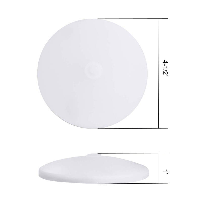 Facon 6-Pack Ultra Slim 4.5'' 12V RV Puck Lights w/Switch,