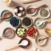 ArtifexCeram Spoon Rest, Large Stoneware Drip Tray for Multiple Utensils,