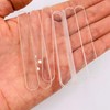 Reusable Acrylic Cakesicle Popsicle Sticks Pack of 50 (Clear)