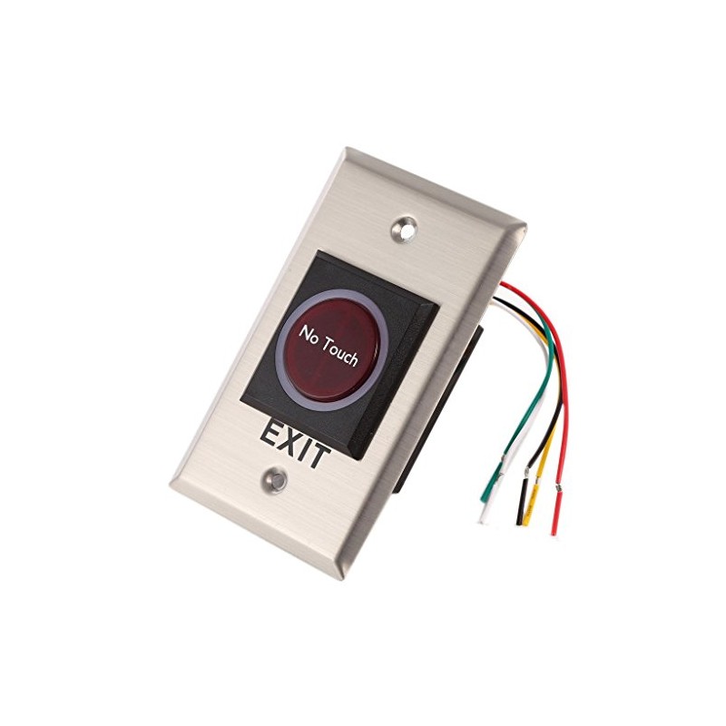 MENGQI-CONTROL Contactless Non-Touch Exit Switch with Infrared Sensor, LED Indication