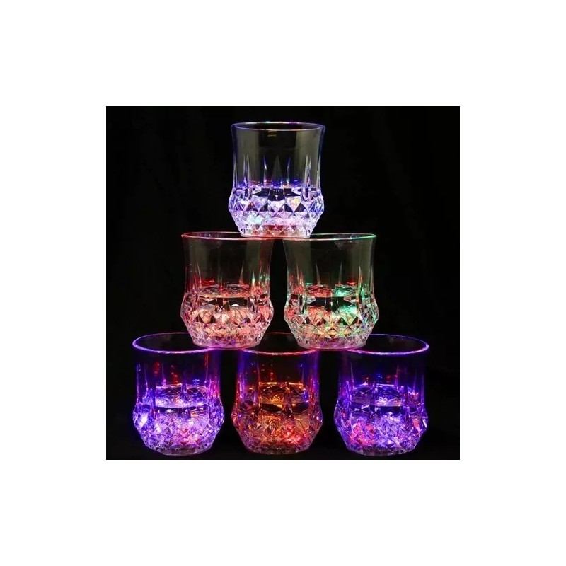 Total Supplier Vaso Luminoso Fiesta Batukada Divertido Luz Led Bebidas
