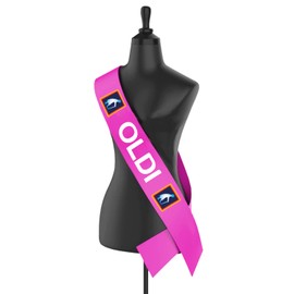 SmartyPants Oldi Woman Pink Sash - Novelty Fun Old Joke Women Mum Mummy Mother Pensioner For Her Retirement Birthday Celebration Gift Present Party Supplies