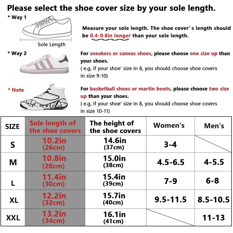 USHTH Black Waterproof Rain Boot Shoe Cover with reflector (1