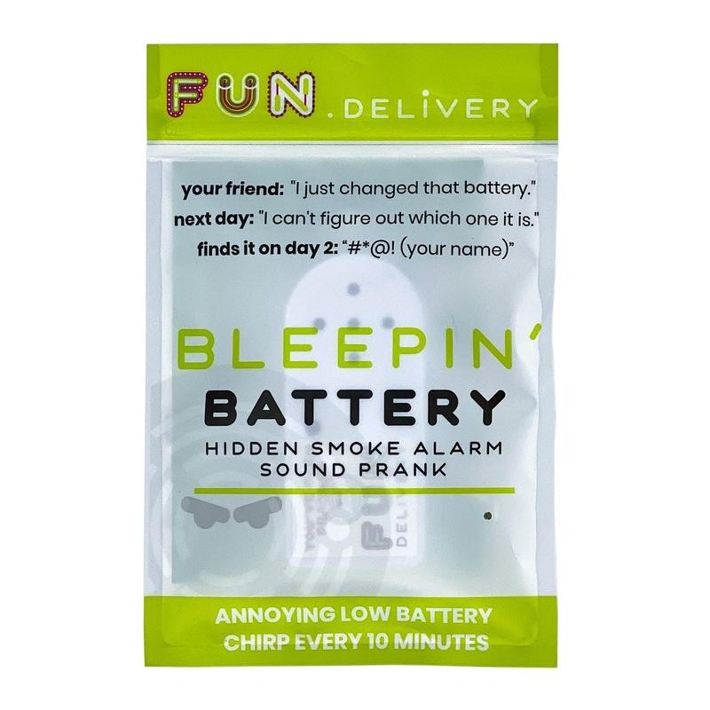Bleepin' Battery: Hidden Annoying Smoke Alarm Beep Prank Joke Gag