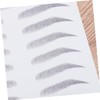 minkissy Women Eyebrow Sticker 2pcs Imitation Artificial Eyebrow Transfer Stickers