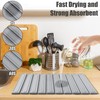 GQIRIL Dish Drying Mats for Counter - Absorbent Kitchen Countertop