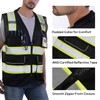 Neopelta Reflective Safety Vest Black Mesh, High Visibility Vest with