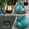 RCTTICUU Elephant Garden Statue Outdoor Décor with Solar Lights Lantern,Elephant