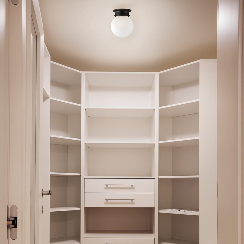 Design House 514521 Traditional 1 Indoor Ceiling Mount Globe Light