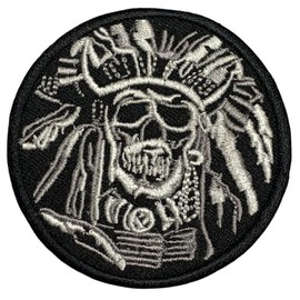 Bebuz Zombie Stickerei Bügelbilder für Kleidung Aufnäher Applikation für DIY Handwerk Denim Jacken Jeans Rucksäcke