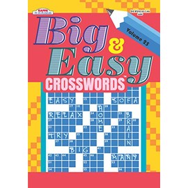 Big & Easy Crosswords Puzzle Book-Volume 25