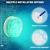 Rechargeable Submersible Pool Lights with Remote, Waterproof Underwater Charging Battery