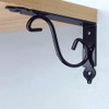 Youery 4-piece Shelf Brackets, Shelf Brackets, Heavy Duty Brackets, Shelf