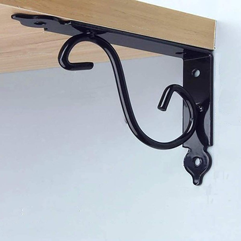 Youery 4-piece Shelf Brackets, Shelf Brackets, Heavy Duty Brackets, Shelf
