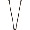 33.5"/85cm Garden Swing Replacement Bars, Bronze Metal Round Rods for