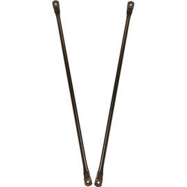 33.5"/85cm Garden Swing Replacement Bars, Bronze Metal Round Rods for Hanging Swing Seat to Frame(2PCS/CTN)