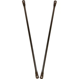 33.5"/85cm Garden Swing Replacement Bars, Bronze Metal Round Rods for Hanging Swing Seat to Frame(2PCS/CTN)