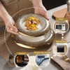 Andaliz 10 Inch Porcelain Dinner Plates Set of 4 -