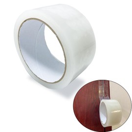 KAIHENG Clear Window Seal Tape, Plastic Weather Door and Window Weather Stripping Tape, Window Insulation Sealing Film for Winter, 1.9IN*19Y, No Residue, Removes Cleanly