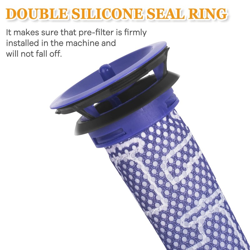 3 Pack Filter Replacements Pre Filters for Dyson V6, V7,