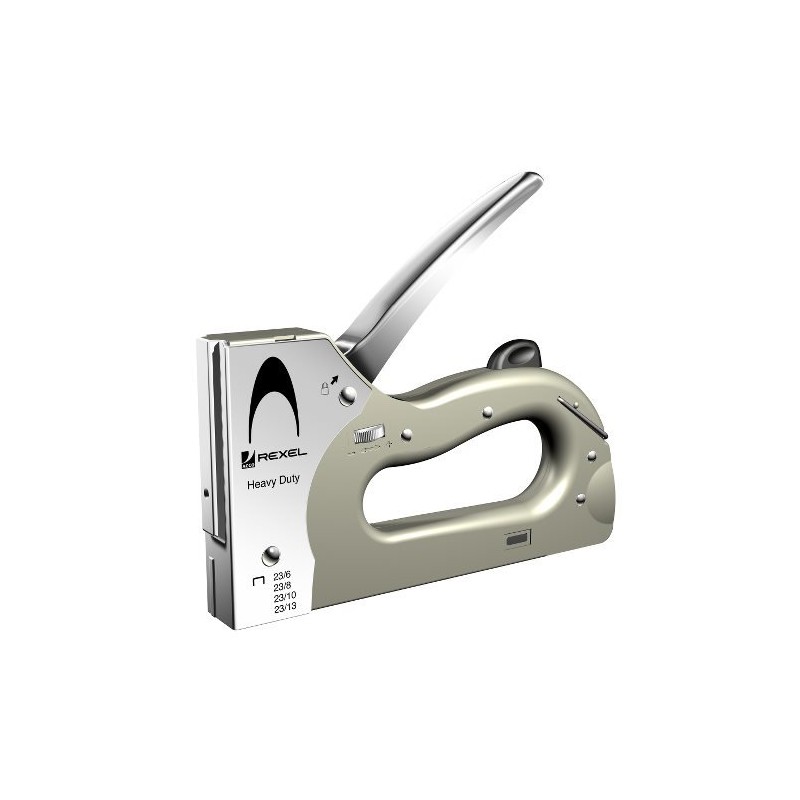 Rexel Heavy Duty Metal Tacker Chrome