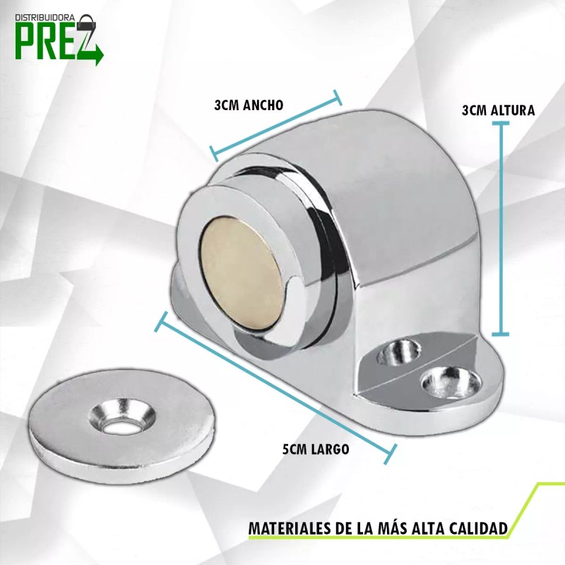 Prez Tope Puerta Magnetico Inoxidable Varios Estilos