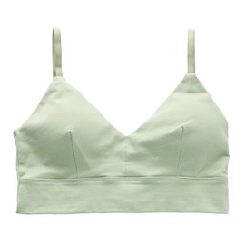 Kinuya SO6931 Inner Silk Relaxing Bra, Organic Cotton, aqua