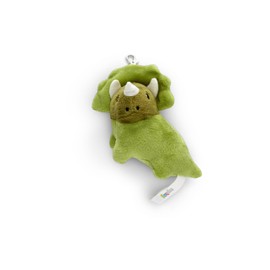ergobag Hangies School Bag Accessory Keyring for Children, Boys and Girls, Triceratops - Green, Casual