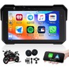 Motorcycle GPS CarPlay Screen with Wireless Carplay and Android Car,