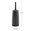 CleanPEAK Toilet Brush with Holder, Replacement Head, Hand Guard and